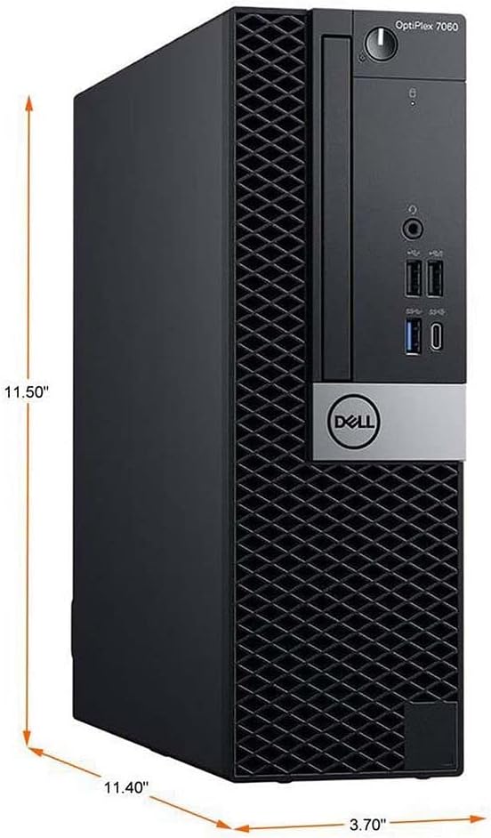Ordinateur de bureau DELL Optiplex 7060 SFF | Processeur Intel Core i7-8700 de 8e génération (6 cœurs) | 32 Go de RAM DDR4 | SSD NVMe M.2 de 512 Go | Wi-Fi et Bluetooth intégrés | Windows 11 Professionnel | Clavier et souris à connectivité sans fil…
