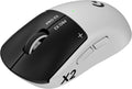 Souris gaming sans fil Logitech PRO X2 SUPERSTRIKE Lightspeed : performances ultra-rapides, ultra-légère (61 g), retour haptique personnalisable, chargement USB-C, pour PC/Mac/ordinateur compact portable – Blanche