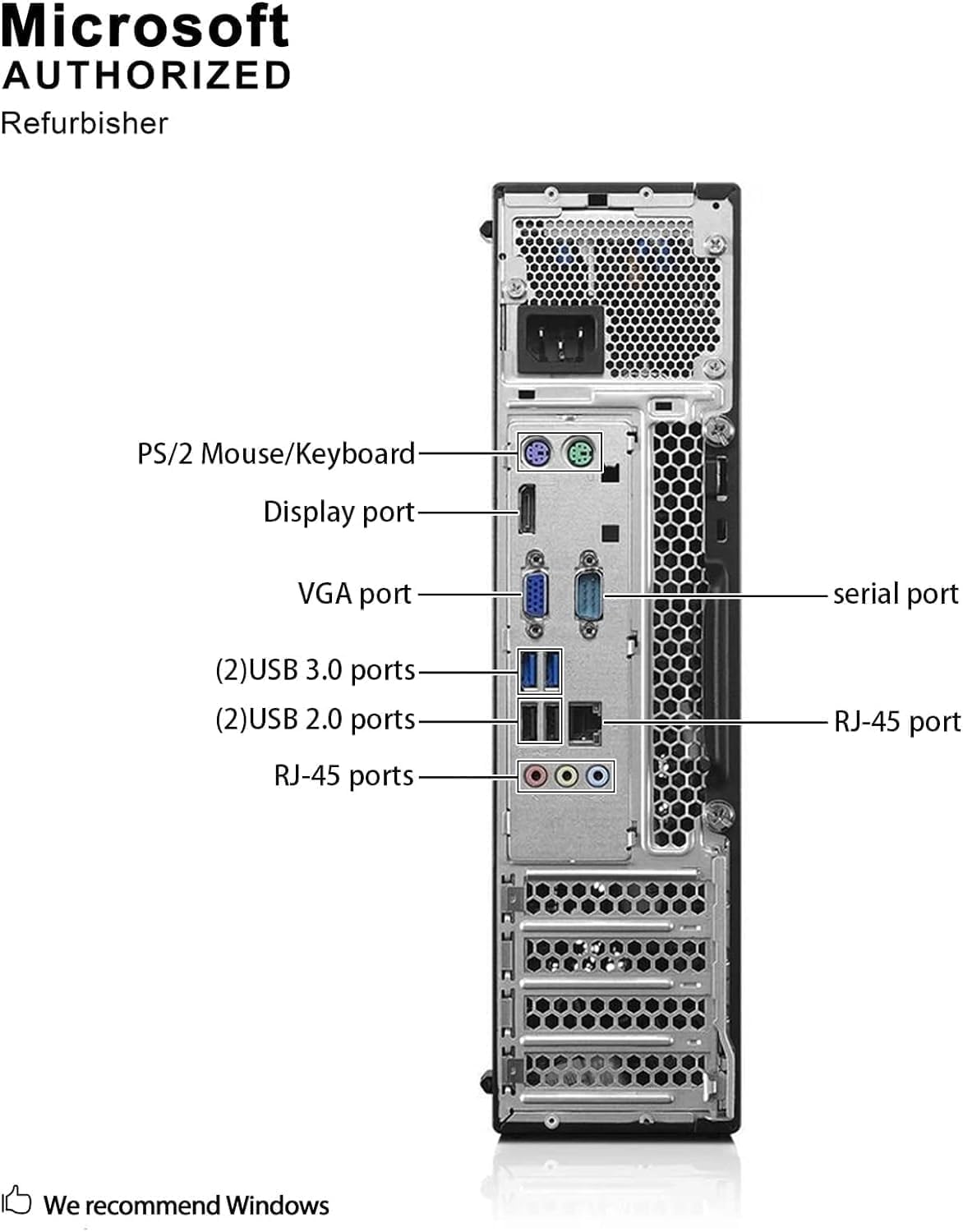 Ordinateur de bureau professionnel Lenovo ThinkCentre M700 SFF, processeur Intel Core de 6e génération, 8 Go de RAM, SSD de 256 Go, Wi-Fi, Bluetooth, clavier RGB, Windows 11 Pro (reconditionné) – Modèle pratique