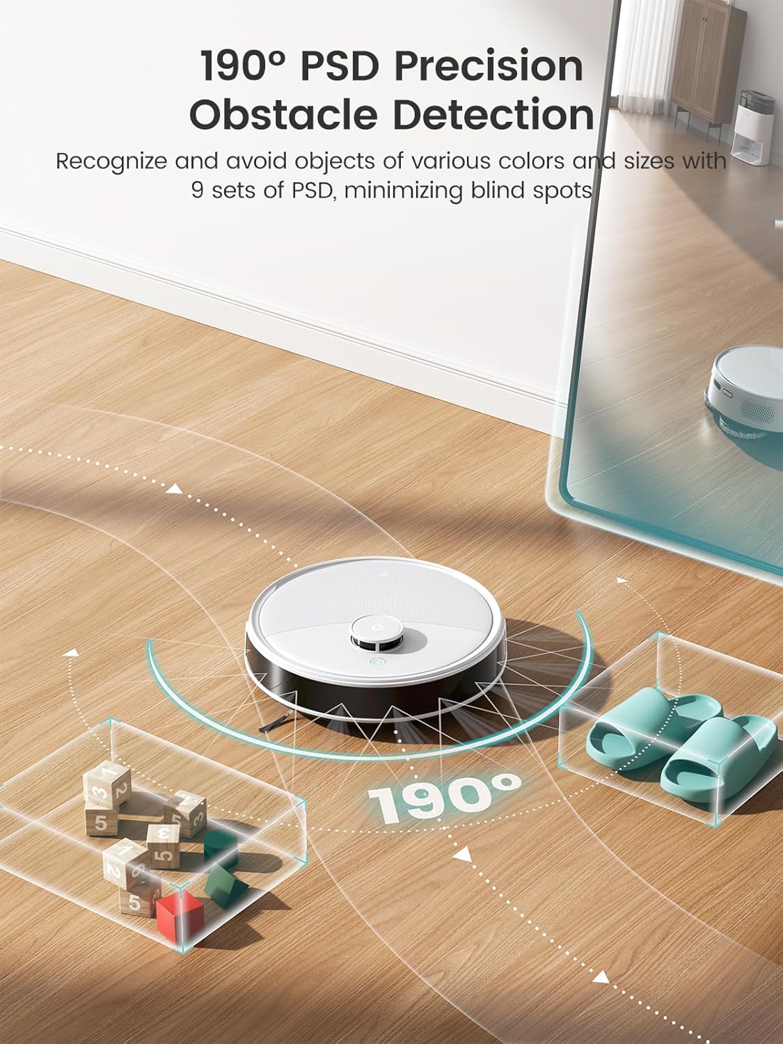 Aspirateur et laveur robot Lefant LiDAR, aspiration de 12 000 Pa, vidage automatique après 90 jours, évitement des obstacles, lavage et séchage automatiques, tout-en-un pour poils d'animaux et tapis, Wi-Fi 5G, compatible Alexa/application/iWatch, M3