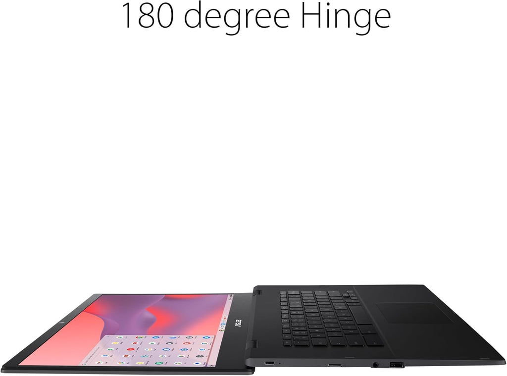 ASUS Chromebook CX1, écran NanoEdge Full HD 15,6 pouces, processeur Intel Celeron N3350, stockage eMMC 64 Go, 4 Go de RAM, clavier résistant aux éclaboussures, Chrome OS, gris minéral, CX1500CNA-WS44F (reconditionné)