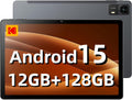 Tablette tactile KODAK K11 Android 15, écran tactile FHD G+G de 10,95 pouces, 12 Go de RAM, 128 Go de stockage (extensible à 1 To), batterie longue durée de 8 000 mAh, quatre haut-parleurs, appareil photo de 16 Mpx, double Wi-Fi, GPS, idéale pour le