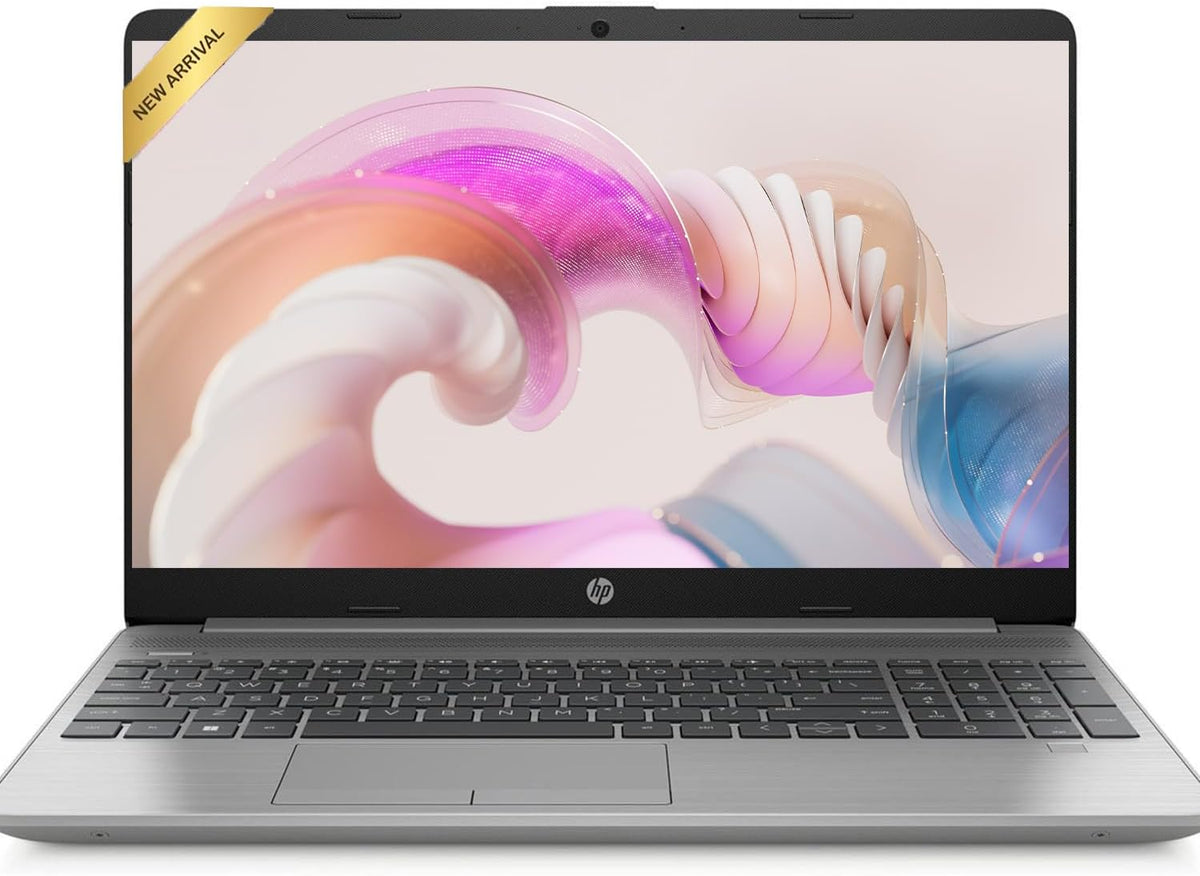 Ordinateur compact portable HP 15,6" | Édition 2026 | 16 Go de RAM | SSD 256 Go | Processeur Intel | Écran Full HD 1080p | Windows 11 | Wi-Fi 6 et Ethernet | Clavier complet | Autonomie longue durée