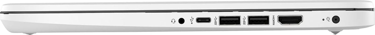 Ordinateur compact portable professionnel HP 14 avec Microsoft Office 365, processeur Intel quadricœur, 64 Go de stockage eMMC, 4 Go de RAM, Windows 11, écouteurs PLUSERA, blanc
