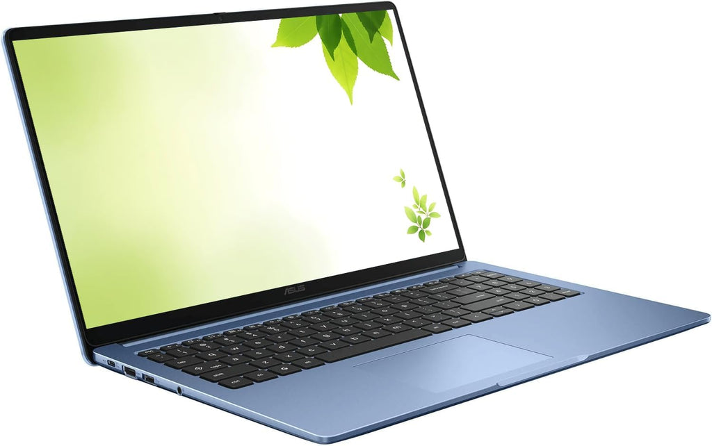 Chromebook ASUS 2026 15" FHD IPS, processeur Intel jusqu'à 2,80 GHz, 4 Go de mémoire DDR4, 128 Go de stockage, HDMI, Wi-Fi ultra-rapide, Chrome OS, bleu pastel, reconditionné