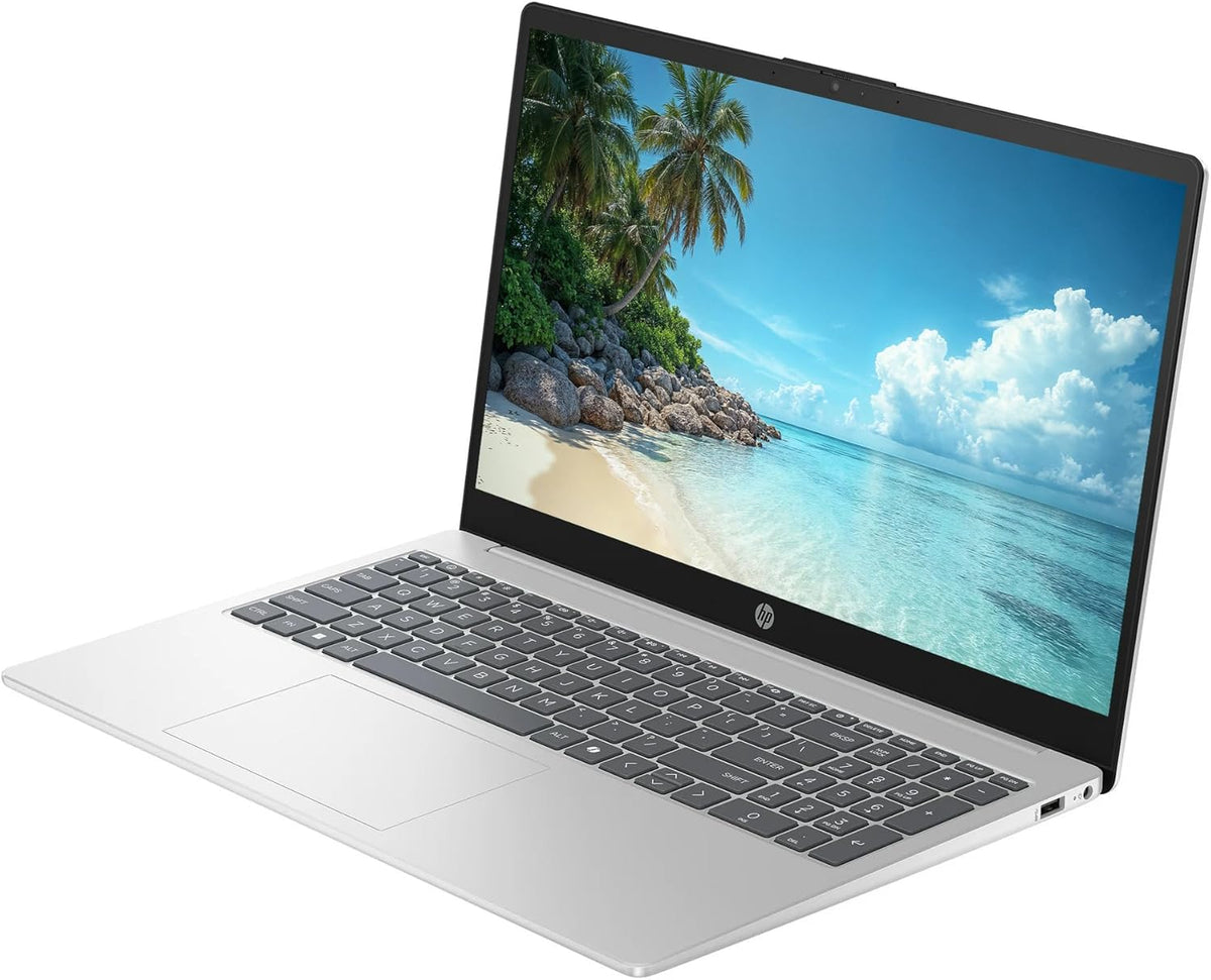 Ordinateur compact portable professionnel HP 15,6" FHD tactile, processeur Intel Core i5 à 10 cœurs, 16 Go de RAM, 512 Go de stockage (SSD 256 Go + station d'accueil 256 Go), Windows 11, pavé numérique, écouteurs NLY, argent naturel