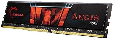 Mémoire RAM DDR4 G.SKILL AEGIS Series (XMP) 16 Go (2 x 8 Go) 3000 MT/s CL16-18-18-38 1,35 V Intel AMD pour ordinateur de bureau U-DIMM (F4-3000C16D-16GISB) – Modèle pratique