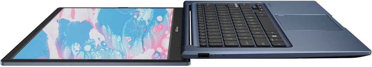 Ordinateur compact portable ASUS Vivobook 14 pouces, écran FHD, processeur i3-1215U, 16 Go de RAM, SSD de 512 Go, Wi-Fi 6, HDMI, webcam, pavé tactile, Windows 11 Famille, bleu
