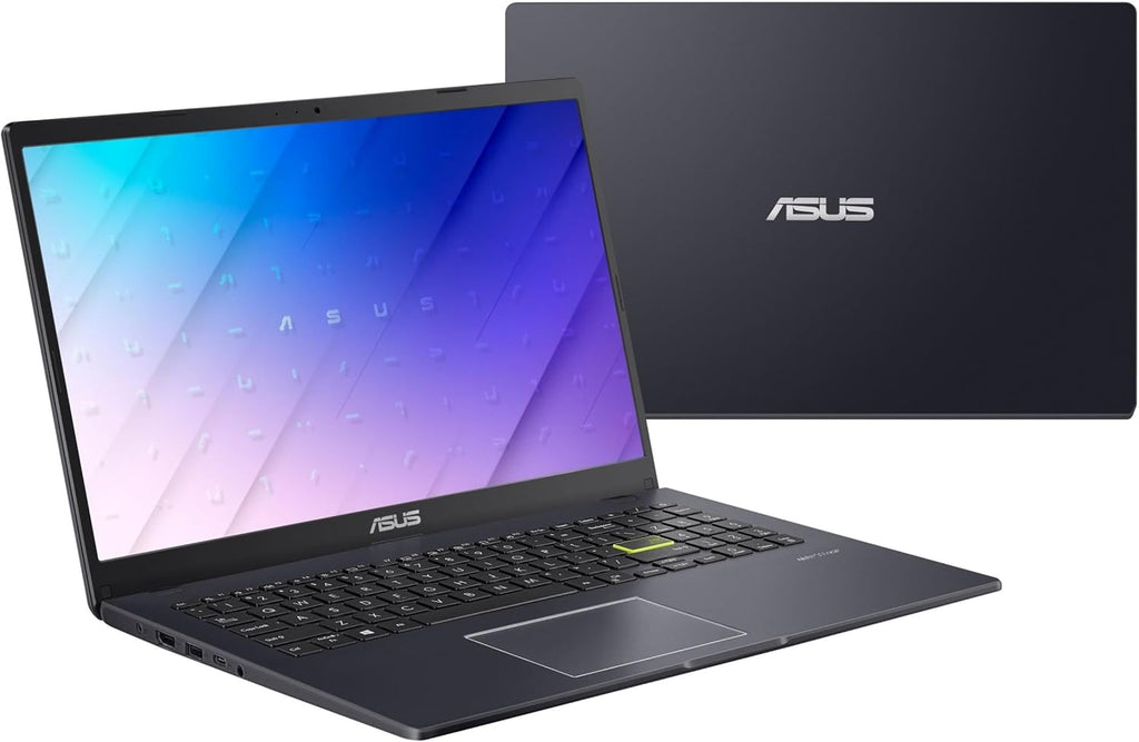 ASUS Vivobook Go Slim 15,6" - Ordinateur compact portable fin et compact portable pour étudiants - Processeur Intel Dual Core N4500, 4 Go de RAM, SSD de 128 Go, Windows 11, Noir étoilé L510KA-ES04