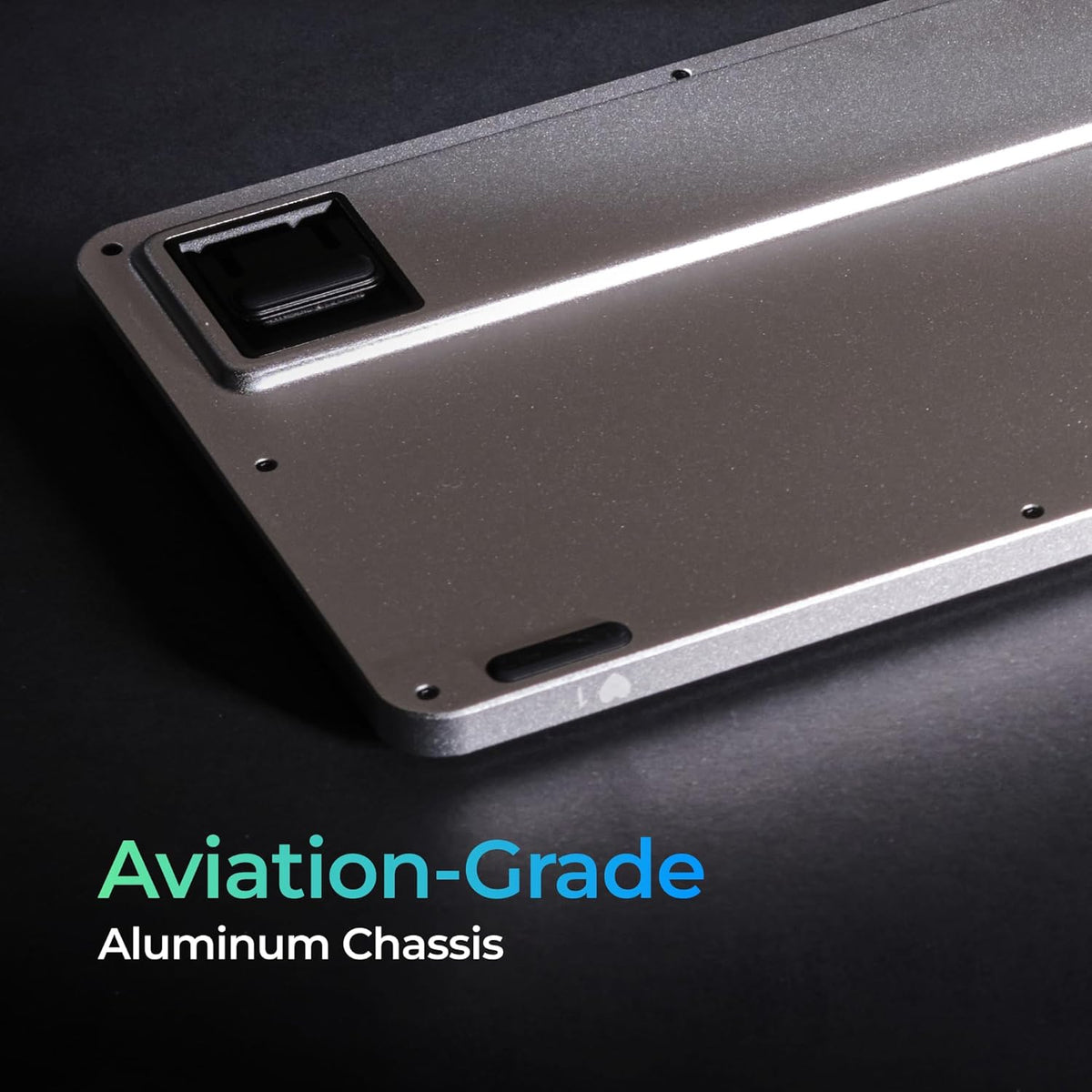 CLVX 1 Windows | Clavier IA tactile et gestuel | Bluetooth et USB-C | Touches ciseaux silencieuses à profil bas | Rétroéclairage RGB interactif | Châssis en aluminium | Compatible Windows/Linux/Android – Modèle pratique