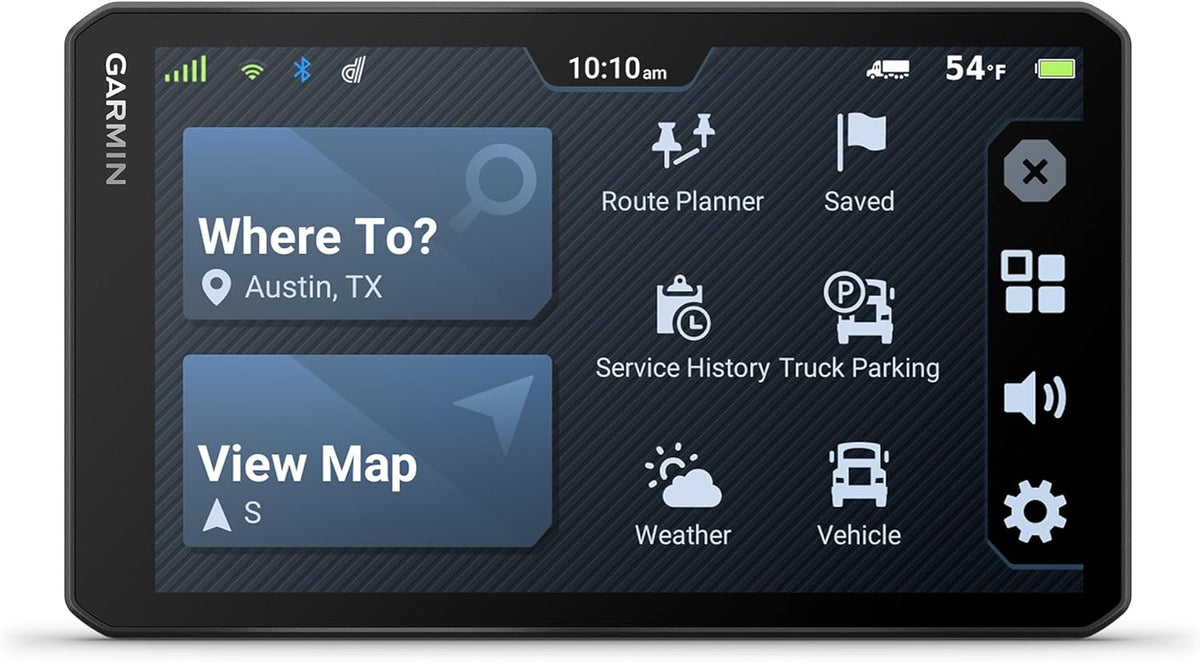 GPS Garmin dezl OTR720 écran généreux 7 pouces : Navigation personnalisée pour camions, imagerie satellite, vitesse du vent, quais de chargement et parkings partagés.
