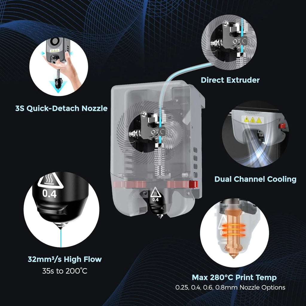 Imprimante 3D Adventurer 5M doté de nivellement entièrement automatique