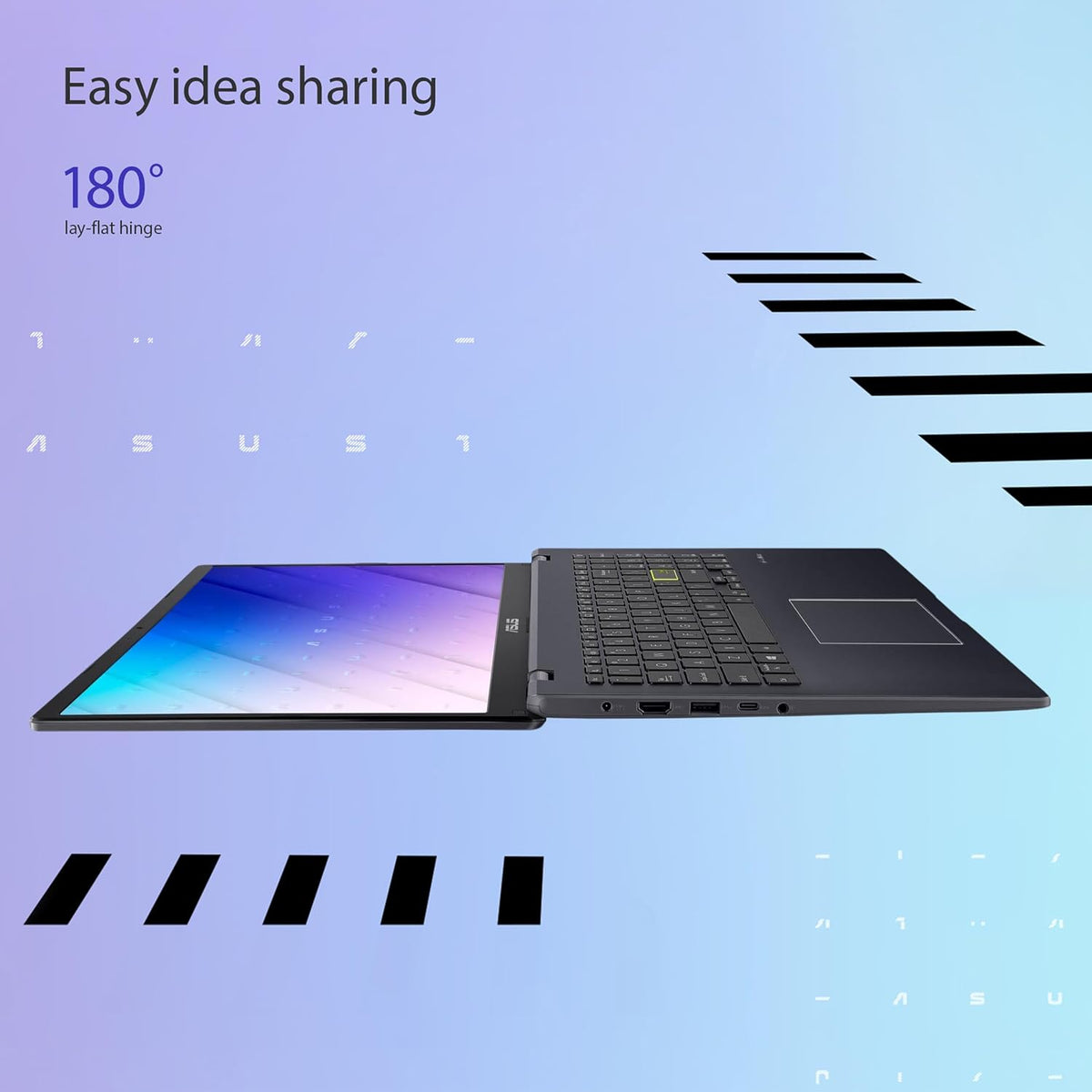 ASUS Vivobook Go Slim 15,6" - Ordinateur compact portable fin et compact portable pour étudiants - Processeur Intel Dual Core N4500, 4 Go de RAM, SSD de 128 Go, Windows 11, Noir étoilé L510KA-ES04