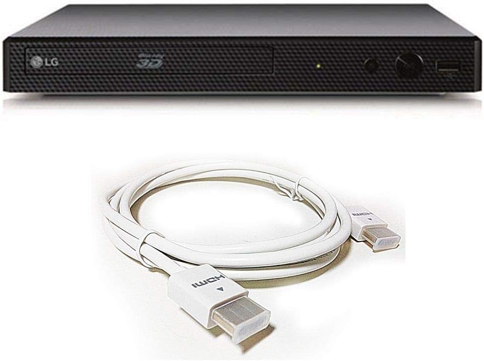 Lecteur Blu-ray LG 3D multizone - Lecture ABC multizone complète - Compatible Wi-Fi - Câble HDMI 1,8 m inclus – Modèle pratique