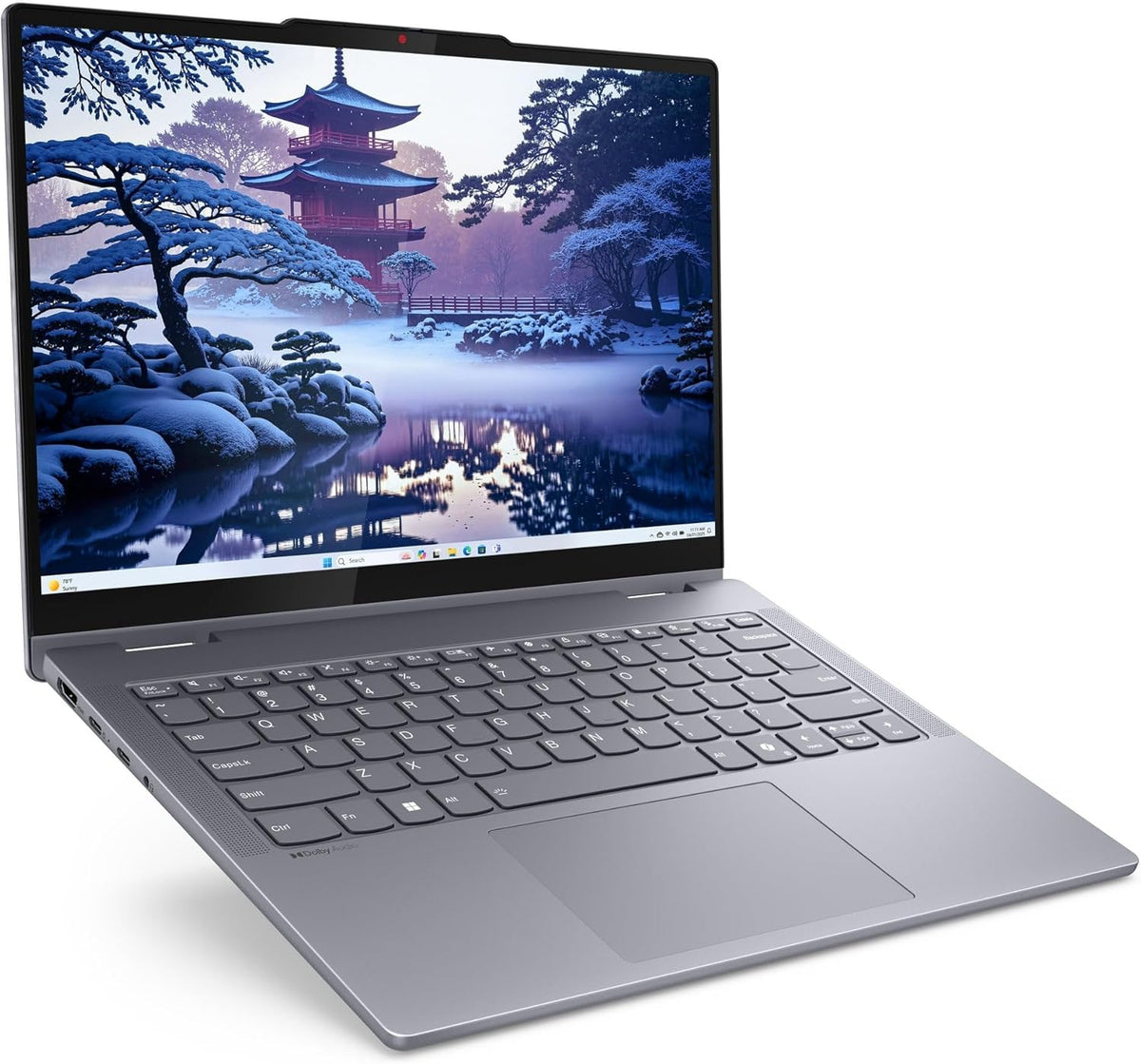 Ordinateur compact portable Lenovo IdeaPad 5i 2-en-1 14" WUXGA tactile | Processeur Intel Core Ultra 5 AI 225U | Carte graphique Intel | Gris | Rétroéclairage | 8 Go de RAM DDR5 | SSD 512 Go | Windows 11 Famille | Hub USB 3.0 inclus