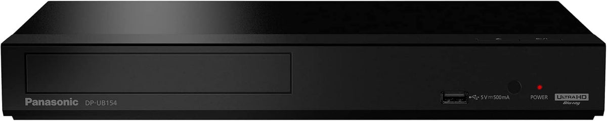 Lecteur Blu-ray 4K Panasonic : lecture vidéo Ultra HD Premium et audio haute résolution - Lecteur DVD DP-UB154P-K (noir) – Modèle pratique