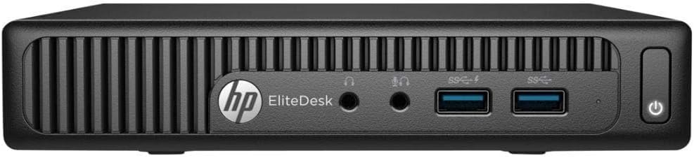 Ordinateur de bureau HP EliteDesk 705 G3 Mini | AMD A12-9800E (3,1 GHz - 3,8 GHz) | 8 Go de RAM | SSD de 256 Go | Clavier et souris | Wi-Fi USB | Bluetooth USB | Windows 11 Professionnel (Reconditionné) – Modèle pratique