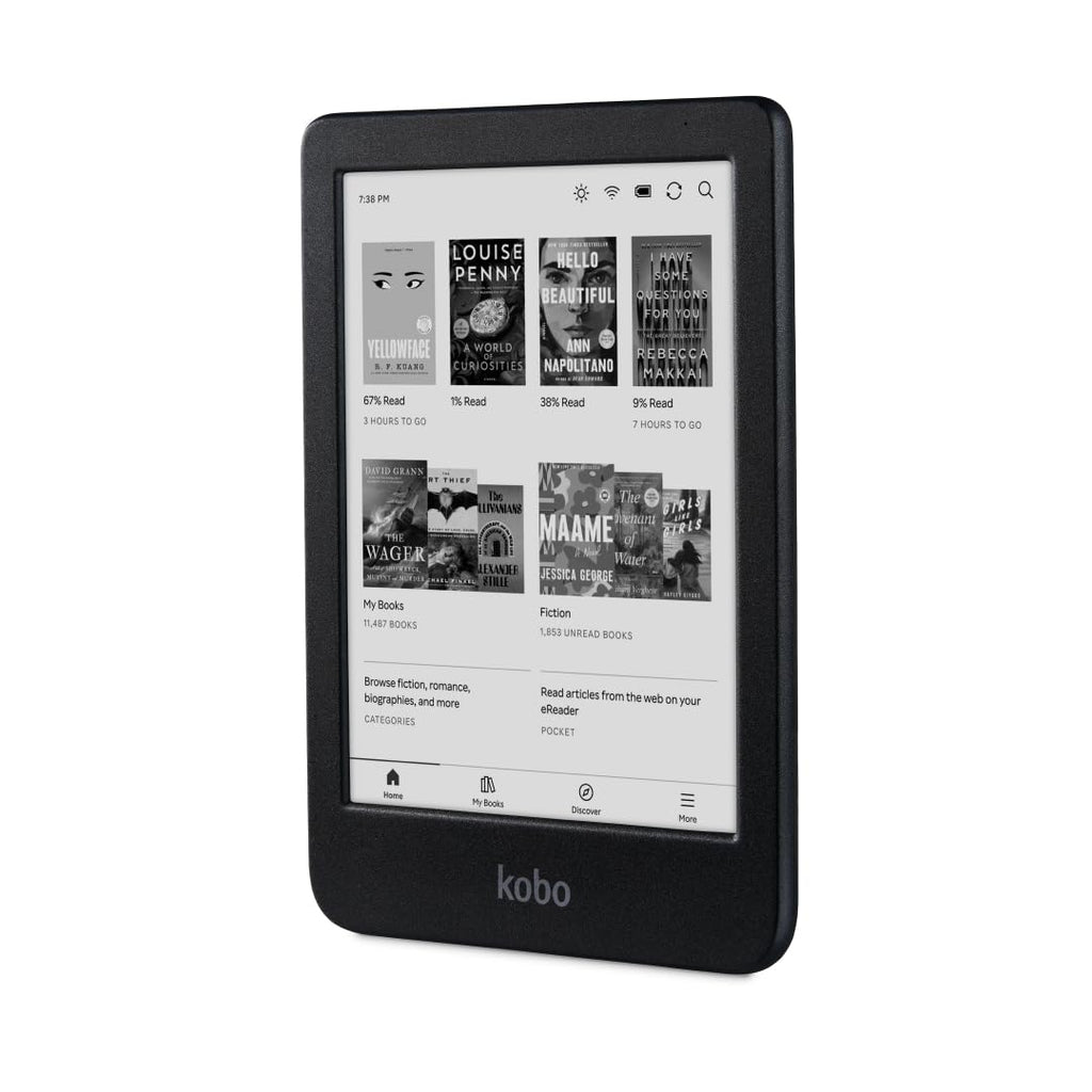 Liseuse KOBO Clara noir et blanc | écran tactile intuitif 6 pouces | Étanche | 16 Go