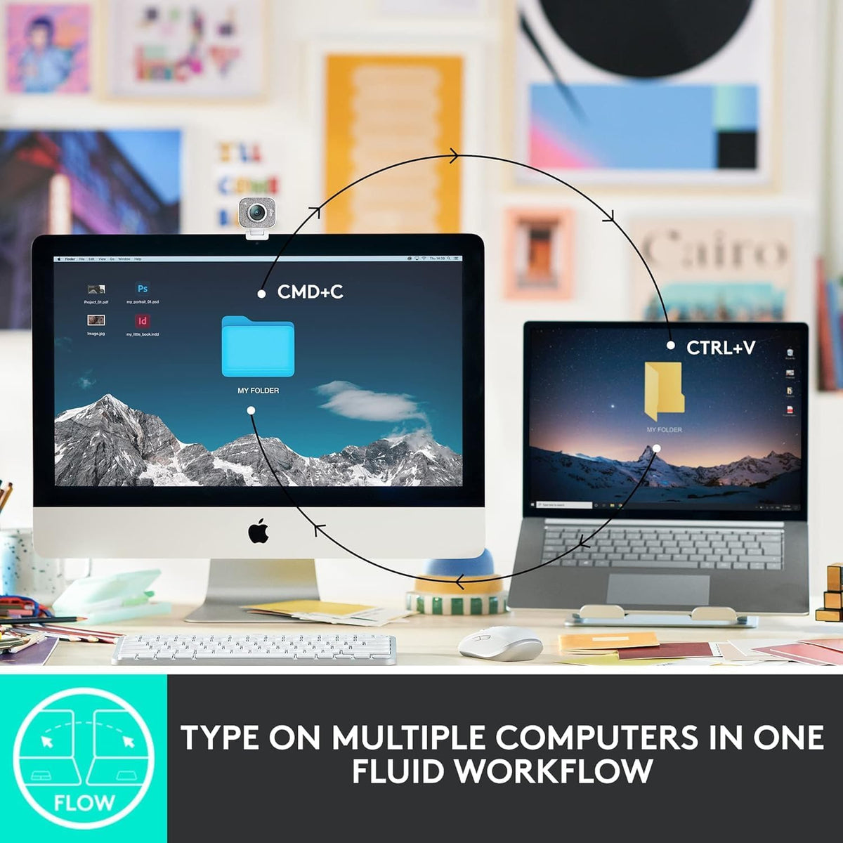 Clavier à connectivité sans fil Logitech MX Keys Mini minimaliste et rétroéclairé : au format compact, Bluetooth, USB-C, compatible doté de Apple macOS, iOS, Windows, Linux et Android. Boîtier en métal – Graphite.