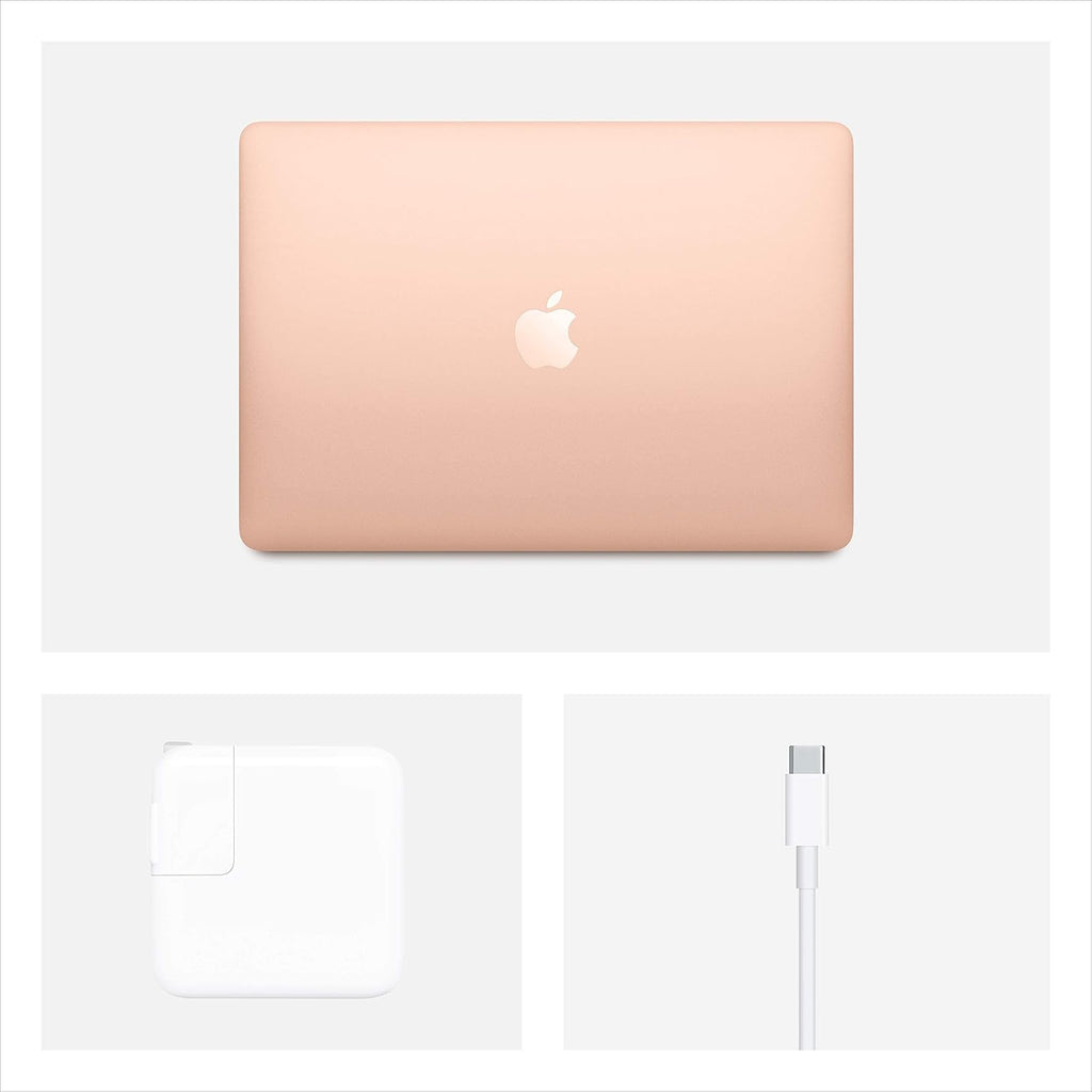 MacBook Air début 2020 d'Apple avec processeur Intel Core i5 à 1,1 GHz, écran 13 pouces, 8 Go de RAM, SSD de 512 Go, couleur or (reconditionné)
