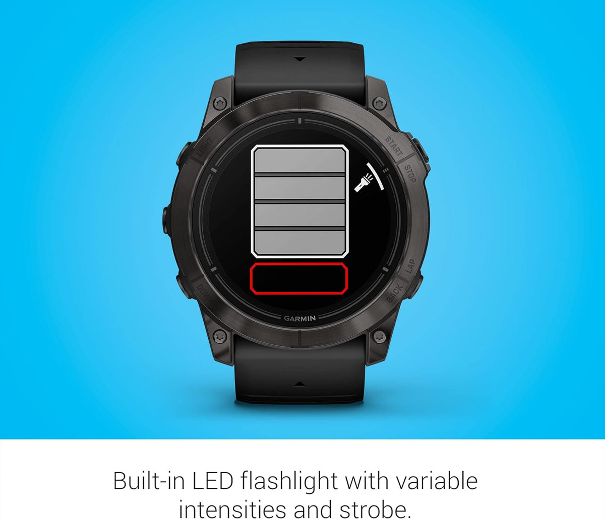 Présentation : Garmin epix Pro (2e génération) Édition Saphir 51 mm Montre connectée haute performance Technologie d'entraînement avancée Lampe torche intégrée Noir