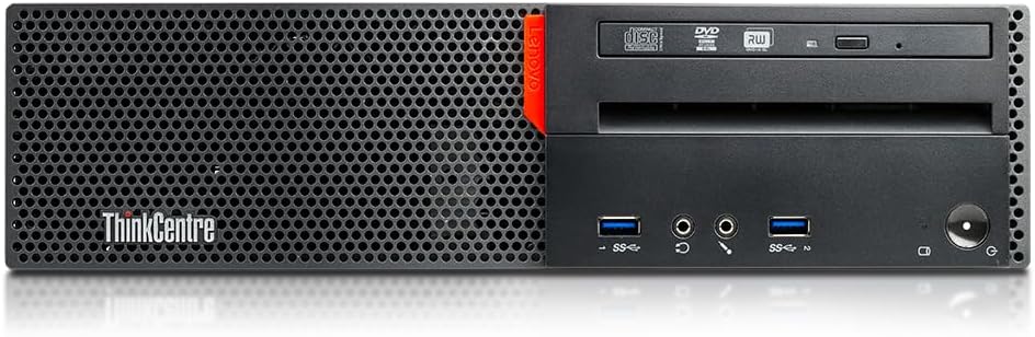 Ordinateur de bureau Lenovo Thinkcentre M700 SFF, processeur Intel Quad 6e génération, 8 Go de RAM, disque dur de 500 Go, clavier RGB, Windows 11 Pro (reconditionné) – Modèle pratique