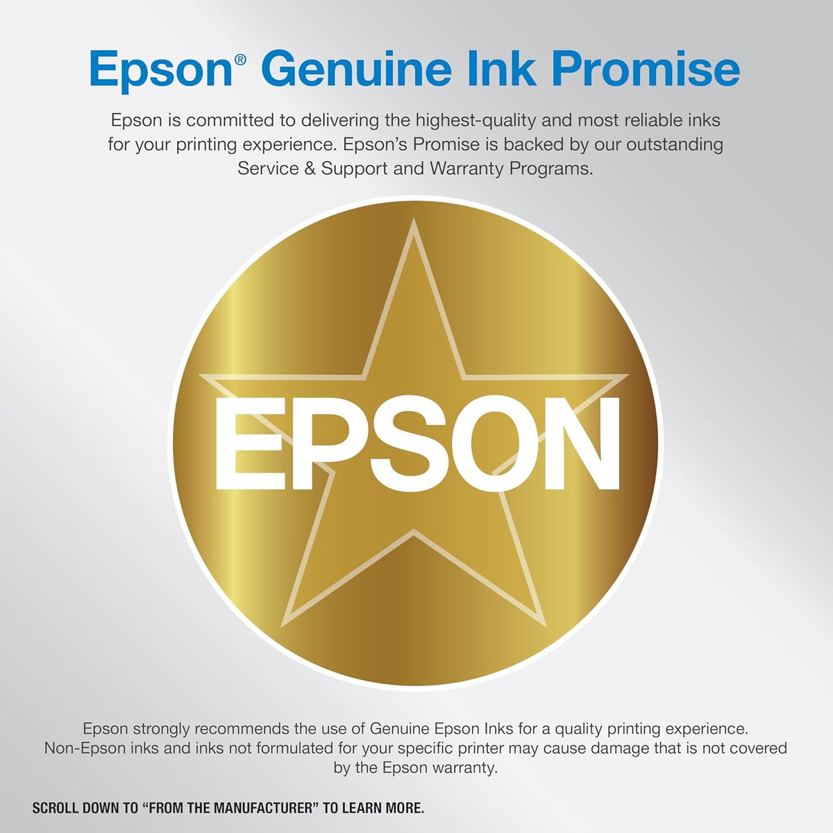 Imprimante multifonction couleur à connectivité sans fil Epson EcoTank ET-2803, sans cartouches, doté de fonction de numérisation, de copie et compatibilité AirPrint.