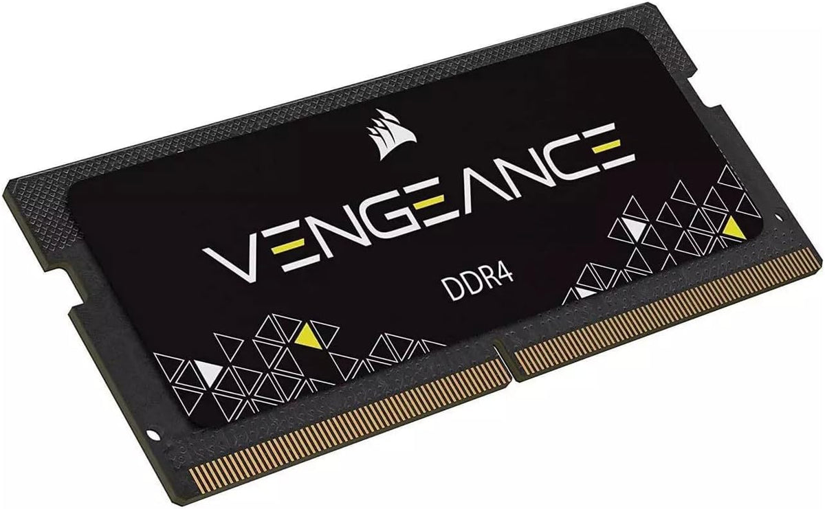 Mémoire vive CORSAIR Vengeance SODIMM DDR4 16 Go (1 x 16 Go) 3 200 MHz CL22-22-22-53 1,2 V pour ordinateur compact portable Intel/AMD - Noir (CMSX16GX4M1A3200C22)