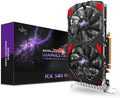 Carte graphique Kelinx AISURIX RX 580, 2048SP, 8 Go physiques, GDDR5, 256 bits, carte vidéo de jeu PC, 2 ports DP, HDMI, PCI Express 3.0 doté de fonction Freeze Fan Stop pour PC de bureau.