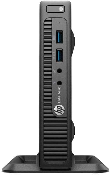 Ordinateur de bureau HP EliteDesk 705 G3 Mini | AMD A12-9800E (3,1 GHz - 3,8 GHz) | 8 Go de RAM | SSD de 256 Go | Clavier et souris | Wi-Fi USB | Bluetooth USB | Windows 11 Professionnel (Reconditionné) – Modèle pratique