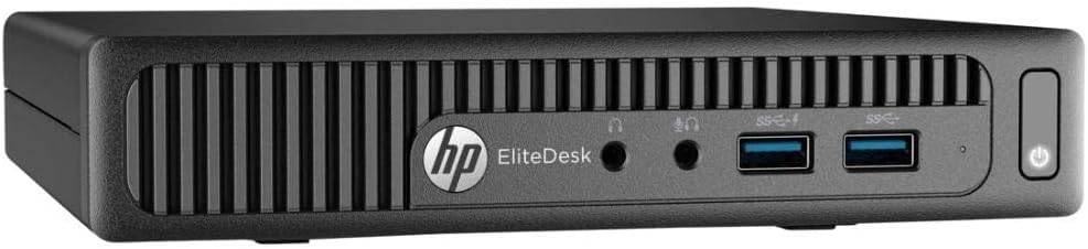 Ordinateur de bureau HP EliteDesk 705 G3 Mini | AMD A12-9800E (3,1 GHz - 3,8 GHz) | 8 Go de RAM | SSD de 256 Go | Clavier et souris | Wi-Fi USB | Bluetooth USB | Windows 11 Professionnel (Reconditionné) – Modèle pratique