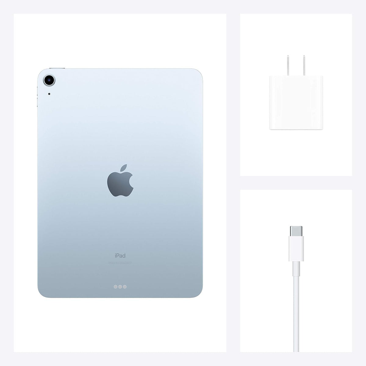 Apple iPad Air 10,9 pouces Wi-Fi 64 Go (2020) - Bleu ciel (Reconditionné Premium) pratique