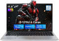 Ordinateur compact portable NIMO 17,3" FHD IPS, processeur Intel Core i3-1215U (plus performant qu'un i5-1135G7), 16 Go de RAM, SSD de 512 Go, Windows 11 Famille, Wi-Fi 6, clavier rétroéclairé, lecteur d'empreintes digitales, port USB-C, charge