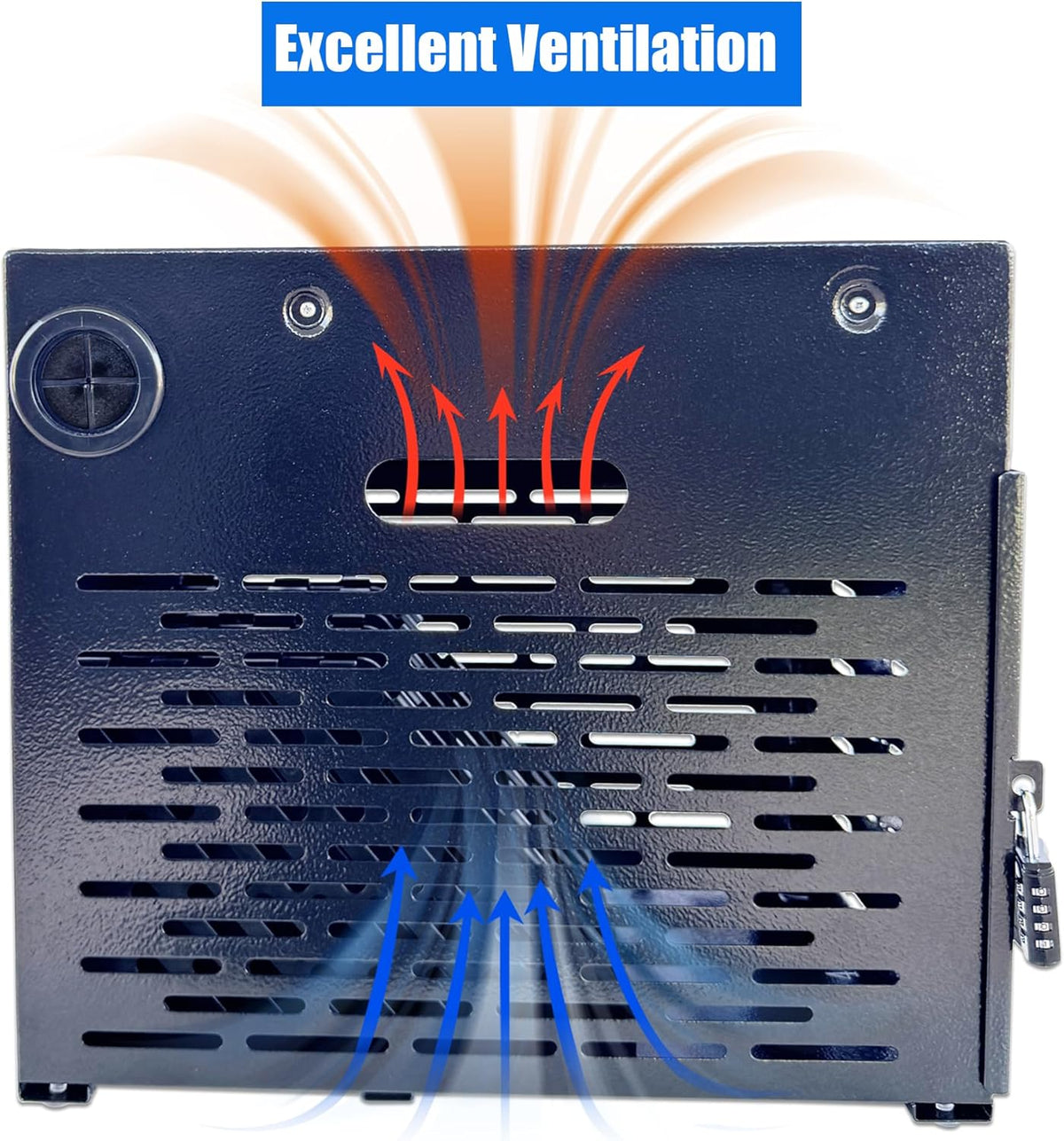 Station de charge pour 8 appareils (tablettes, ordinateurs portables et tablettes) avec boîtier en acier verrouillable. Compatible avec Chromebooks, iPads, ordinateurs portables et tablettes de 14 pouces. Rangement sécurisé avec 2 clés. Idéale pour