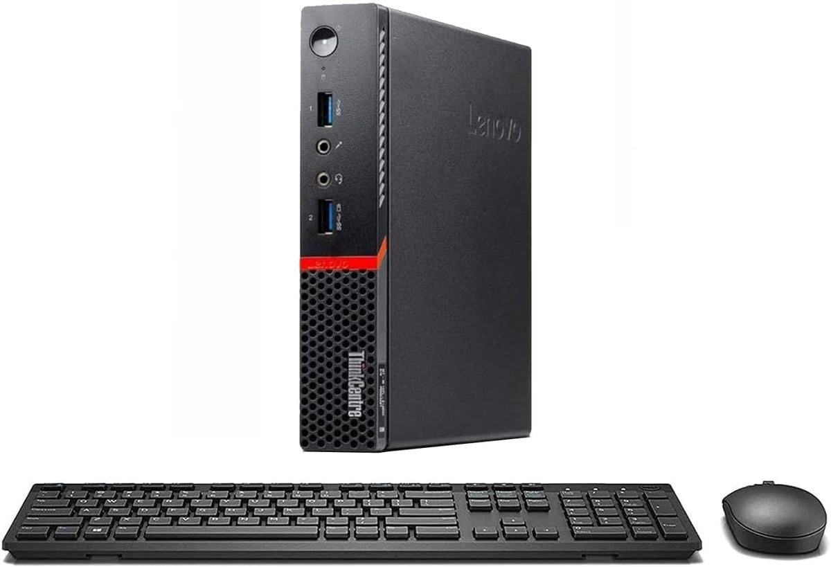 Ordinateur de bureau Lenovo Thinkcentre M715Q AMD Ryzen 3 Pro-2200GE 4 Go 128 Go SSD W11H (Reconditionné) – Modèle pratique