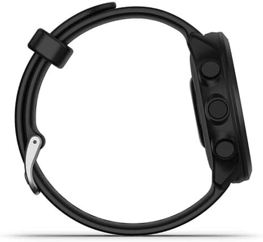 Montre de course GPS Garmin Forerunner 55 doté de suggestions d'entraînement quotidiennes, allant jusqu'à 2 semaines d'autonomie, noire (reconditionnée)