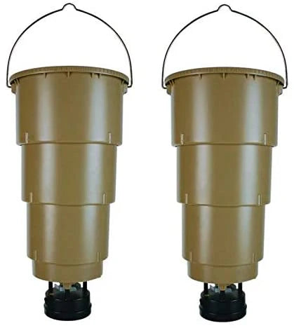 Mangeoire suspendue tout-en-un de 5 gallons pour cerfs doté de minuterie réglable