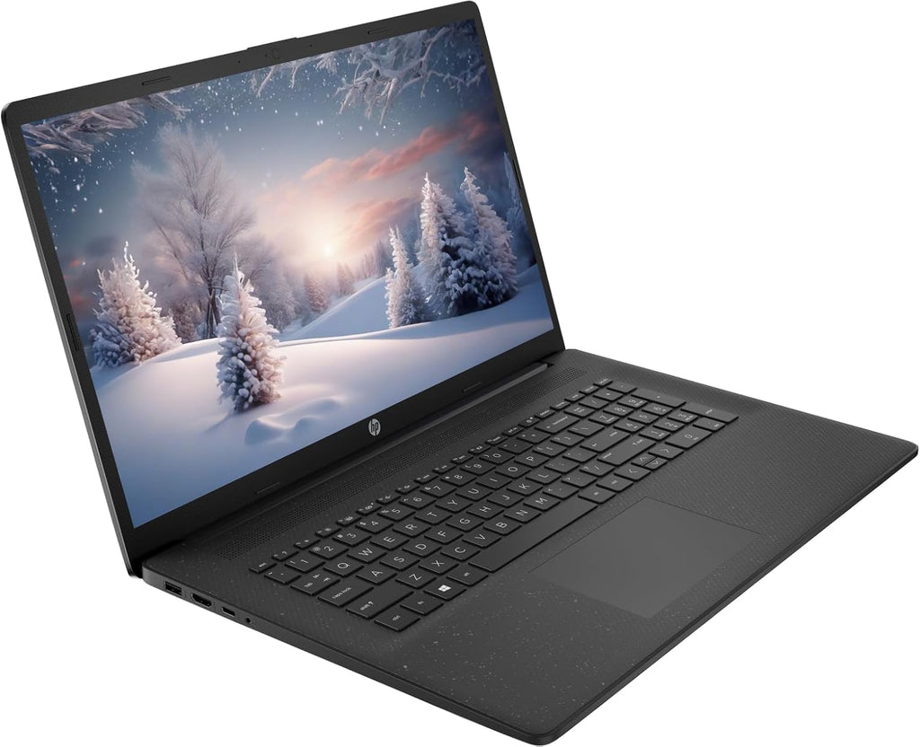 Ordinateur compact portable professionnel HP 17,3 pouces, processeur Intel Core i5 à 10 cœurs, Windows 11 Pro avec suite Microsoft Office à vie, écouteurs PLUSERA, noir (Intel Core i5, 64 Go de RAM | 2,2 To de stockage)