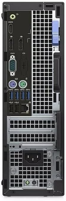 Ordinateur de bureau Dell OptiPlex 7050 : processeur Intel Core i5 7500 à 3,40 GHz, 16 Go de RAM DDR4, SSD de 512 Go, Wi-Fi intégré, Bluetooth, Windows 11 Pro, compatible 4K, carte graphique HD Graphics 630 (reconditionné). – Modèle pratique