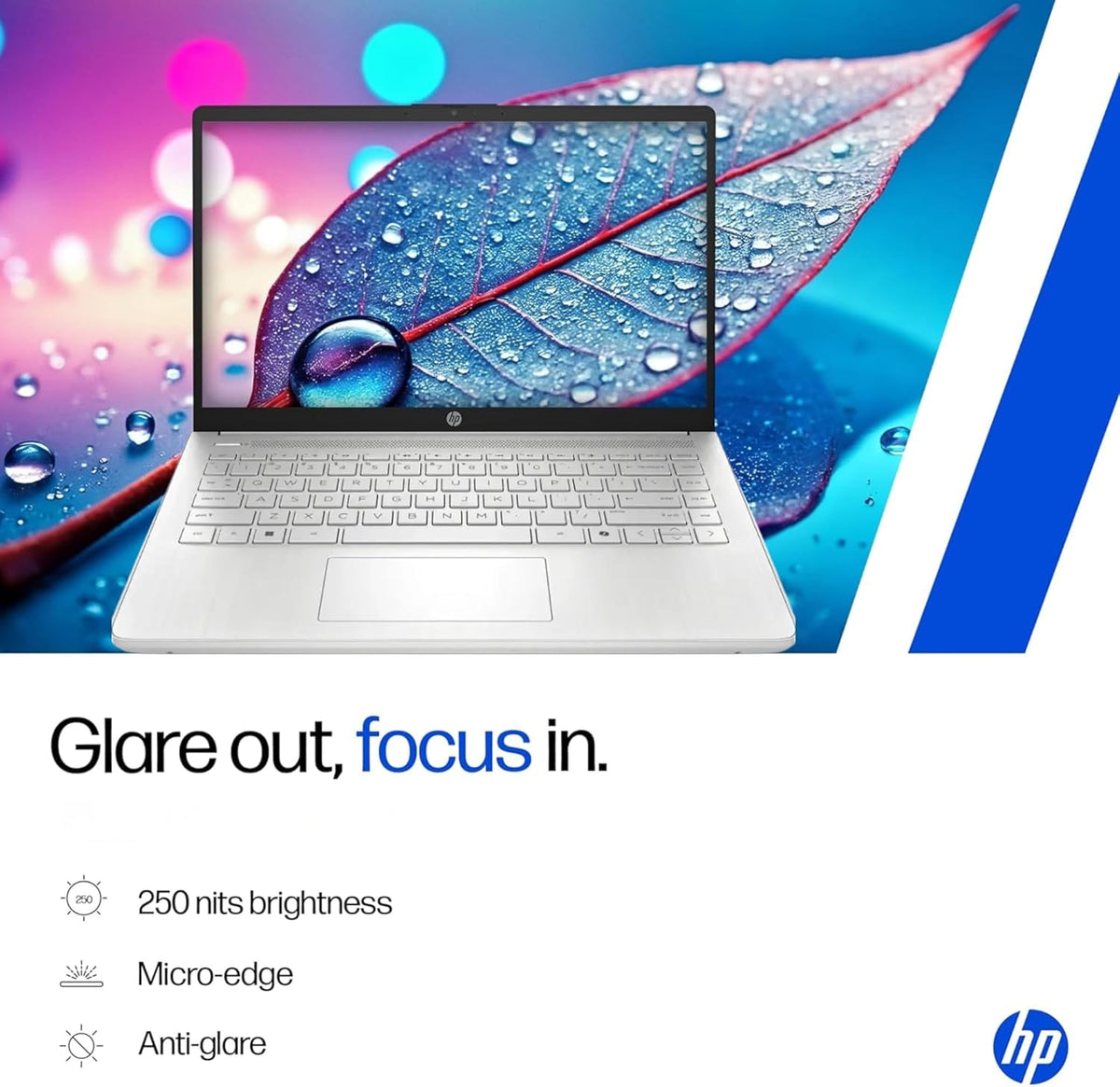 Ordinateur compact portable HP Ultrabook • 1 To de stockage en ligne avec 128 Go supplémentaires (64 Go internes et 64 Go externes USB) • 8 Go de mémoire vive intelligente • Autonomie d'une journée • Windows 11 • 1 an d'abonnement à Microsoft Office