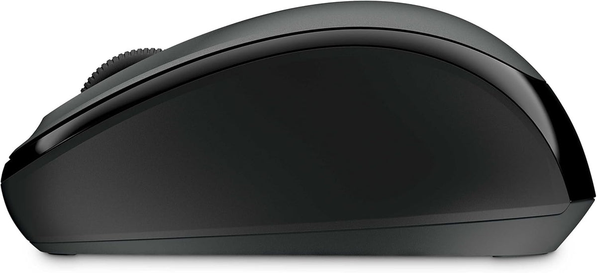 Souris sans fil Microsoft Mobile Mouse 3500 - Gris Loch Ness. Design ergonomique, utilisable par les droitiers et les gauchers, sans fil, USB 2.0 avec nano-émetteur-récepteur pour PC/ordinateur compact portable/de bureau, compatible avec Mac et