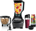 Système de cuisine Ninja | Robot culinaire et blender tout-en-un pour smoothies | inclut un pichet, deux gobelets de 473 ml et un bol de 2 litres | Prépare salsa, pâtes, milkshakes et boissons glacées | 1500 W | Noir | BL770