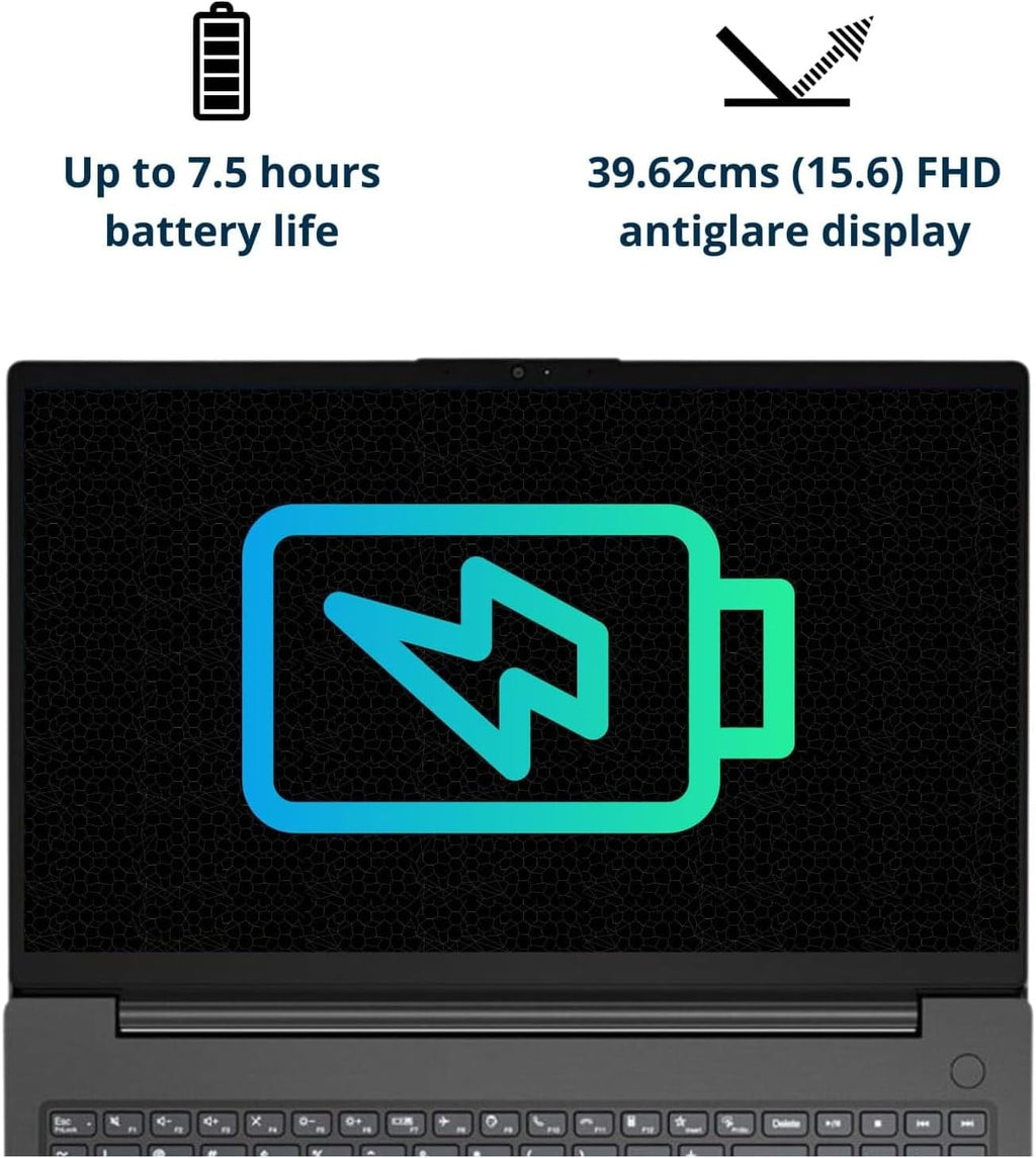 Ordinateur compact portable Lenovo V15, écran FHD 15,6 pouces, processeur AMD Ryzen 5 5500U hexacœur (plus performant que l'Intel i7-1065G7), 16 Go de RAM, SSD 512 Go, HDMI, RJ45, pavé numérique, Wi-Fi, Windows 11 Pro, noir