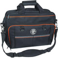 Sac à outils Klein Tools 55455M, sac professionnel Tradesman avec poche pour ordinateur compact portable, noir et orange