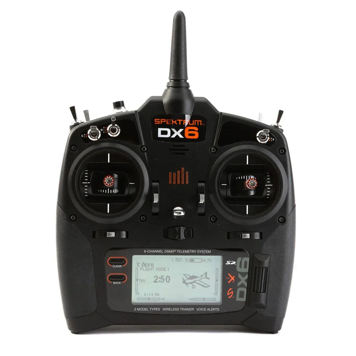 Émetteur Spektrum DX6 à 6 canaux doté de récepteur AR610