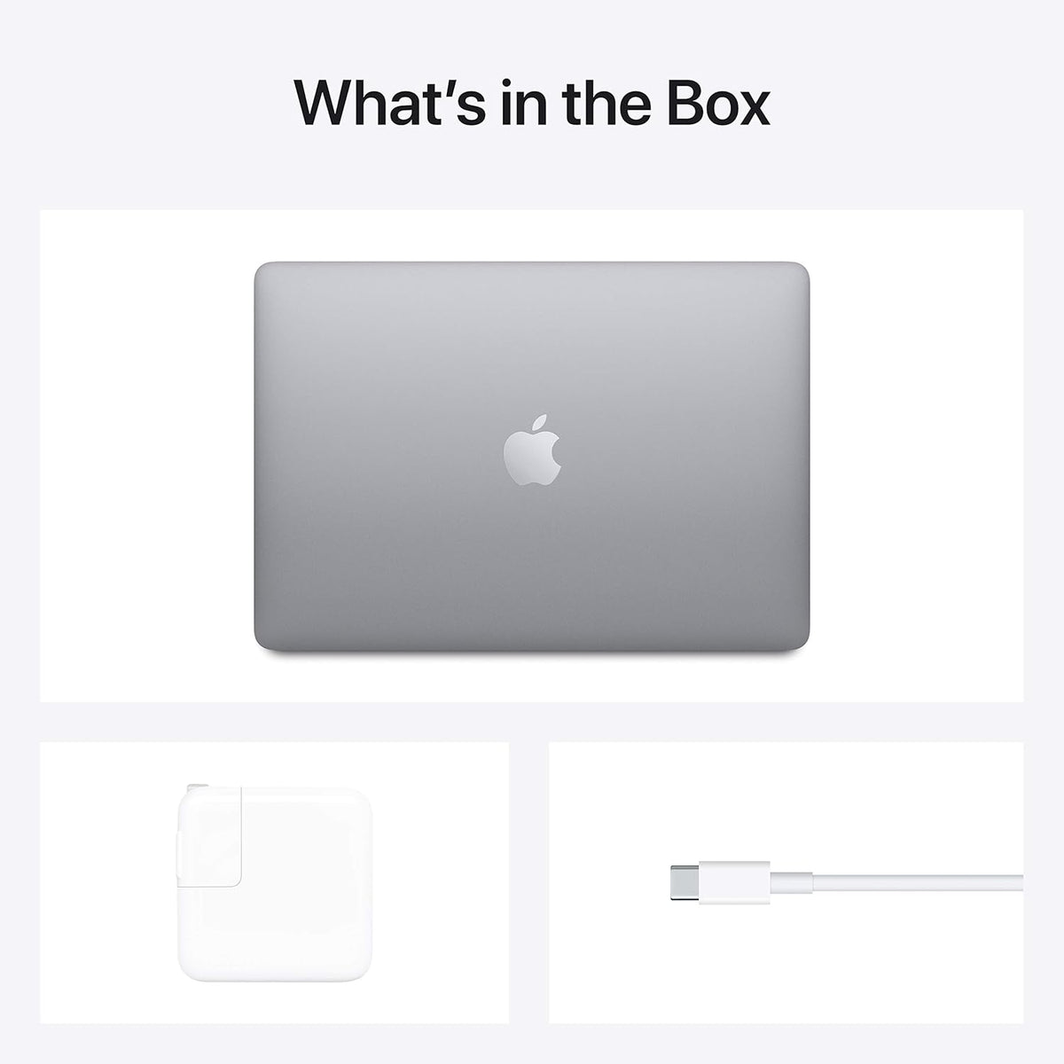 Apple MacBook Air fin 2020 avec puce Apple M1 (13,3 pouces, 8 Go de RAM, SSD de 256 Go) Gris sidéral (reconditionné)