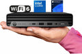 Ordinateur de bureau mini-PC HP Pro 400 G9, processeur Intel, 16 Go de RAM DDR5, SSD PCIe de 256 Go, triple affichage 4K, USB-C, conception ultra-silencieuse, Bluetooth 5.2, Wi-Fi 6, clavier et souris, Windows 11 Professionnel – Modèle pratique