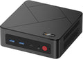 Mini PC BOSGAME E4, double LAN Gigabit, Ryzen 5 3550H, Windows 11 Pro, ordinateur de bureau au format compact, 16 Go de RAM DDR4, SSD NVMe de 1 To, triple affichage, 4 ports USB, Wi-Fi 5/Bluetooth 5.0 – adapté à le bureau et la maison