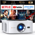Projecteur extérieur intelligent HAPPRUN 1500 lumens ANSI, résolution 4K – Modèle pratique