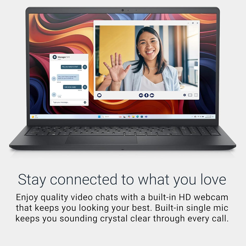 Ordinateur compact portable Dell Inspiron 15 tactile pour étudiants, entreprises et particuliers (2025-2026) : écran 15,6 pouces FHD, processeur Intel i5 à 10 cœurs, 16 Go de RAM, 1 To de stockage (SSD 512 Go + disque dur externe 500 Go)